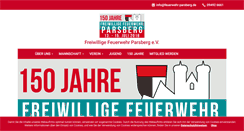 Desktop Screenshot of feuerwehr-parsberg.de